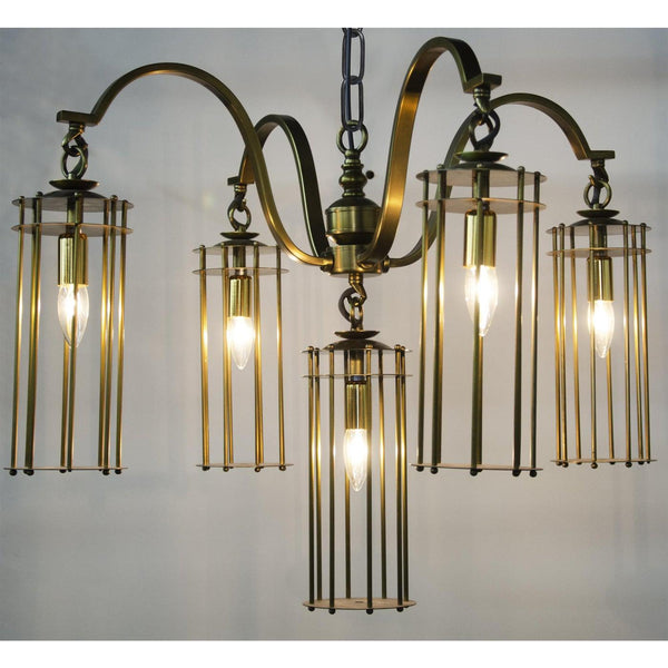 Chandler Chandelier-Noir Furniture-Blue Hand Home