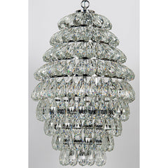 Illumination Chandelier, Chrome Finish and Glass