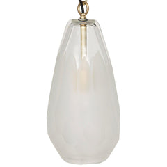 Ice Pendant, Steel and Glass