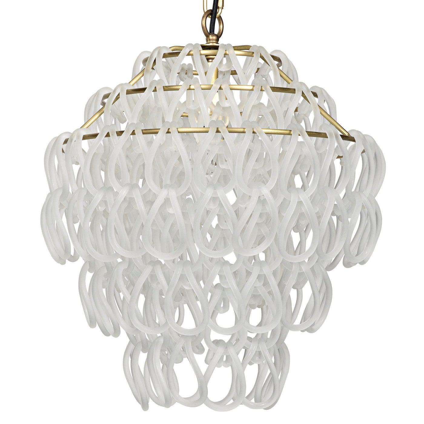 Dolce Vita Lamp, Small, Metal with Brass Finish and Glass