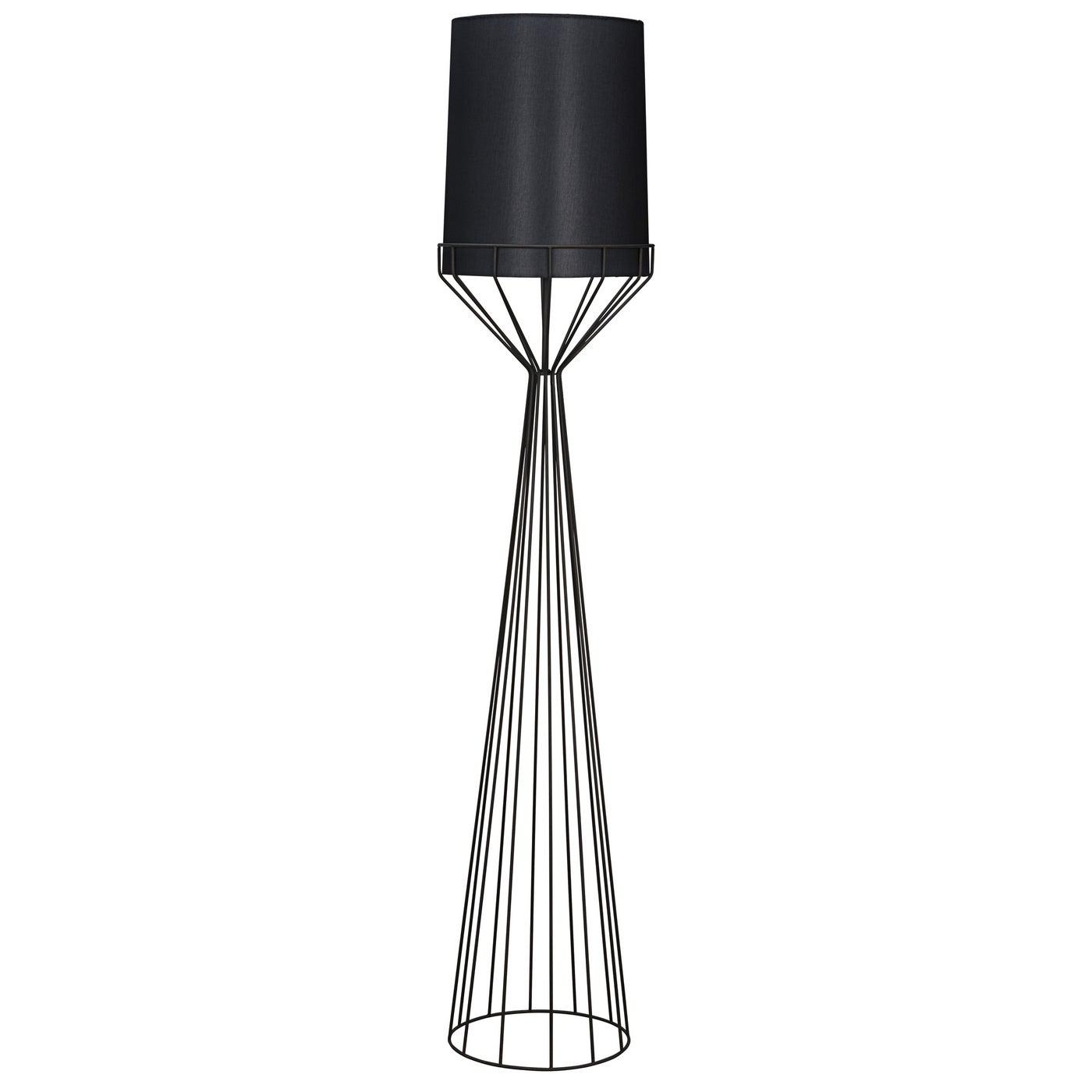 Portal Floor Lamp, A, Black Steel