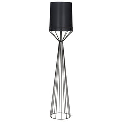 Portal Floor Lamp, A, Black Steel