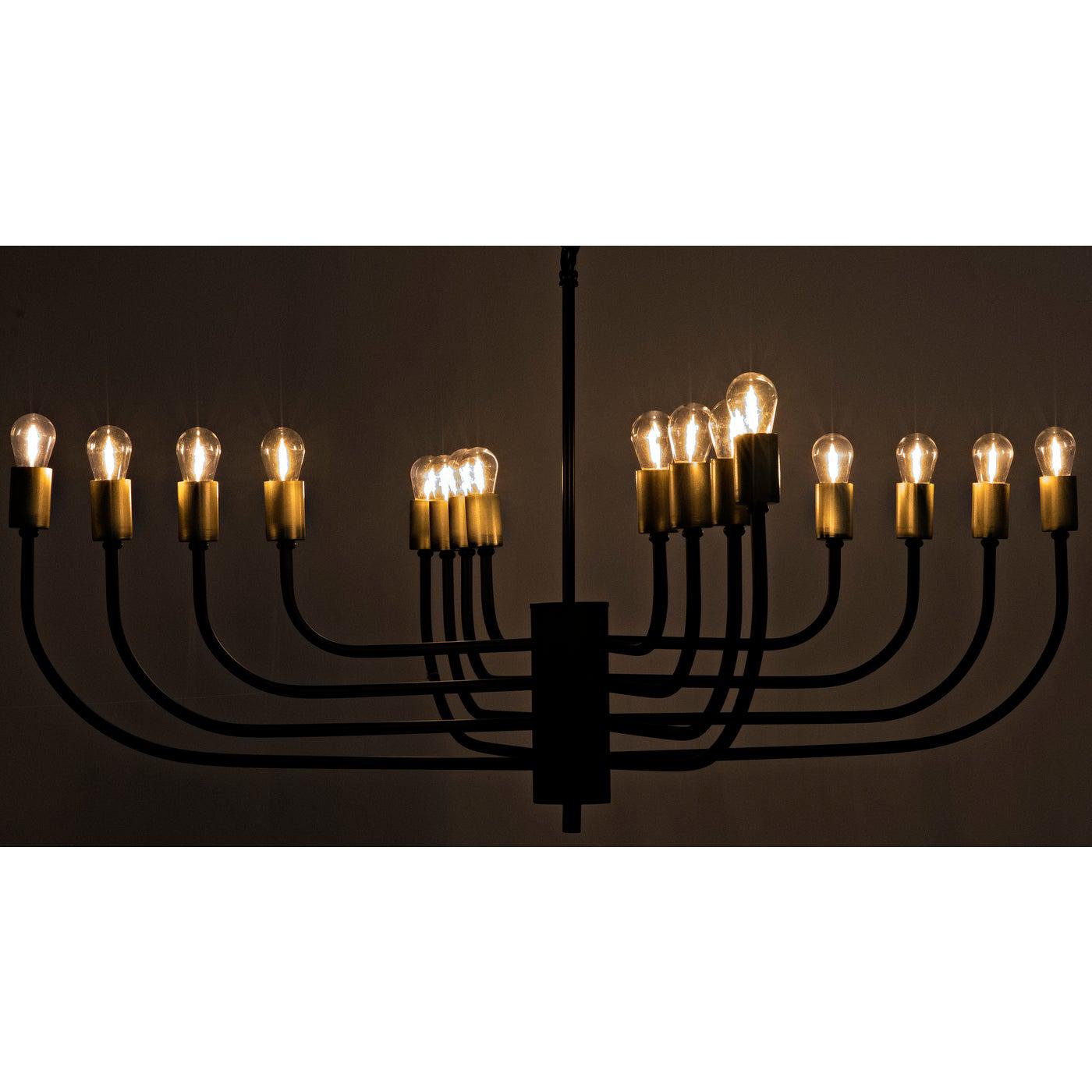 Claude Chandelier-Noir Furniture-Blue Hand Home