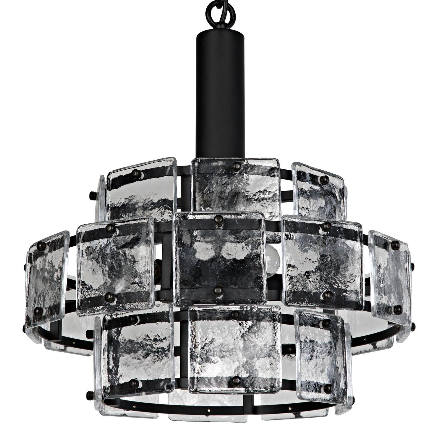 Bergdorf Pendant, Black Steel