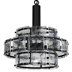 Bergdorf Pendant, Black Steel