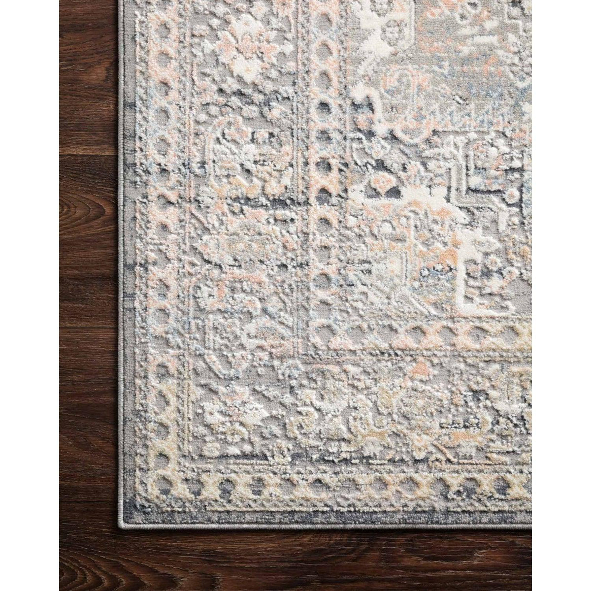 Lucia Rugs by Loloi - LUC-01 Grey / Sunset-Loloi Rugs-Blue Hand Home