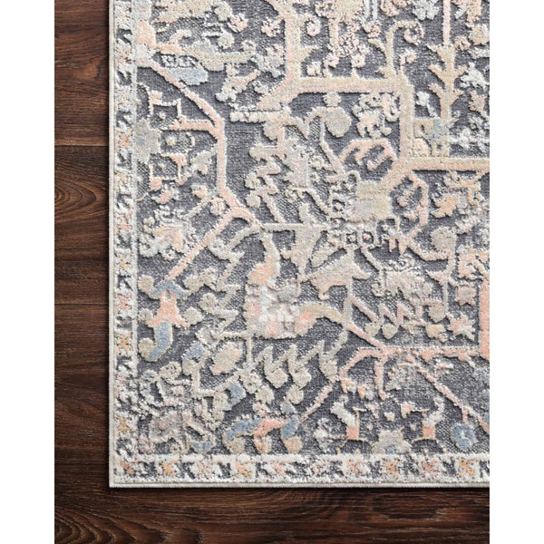 Lucia Rugs by Loloi - LUC-02 Charcoal / Multi-Loloi Rugs-Blue Hand Home