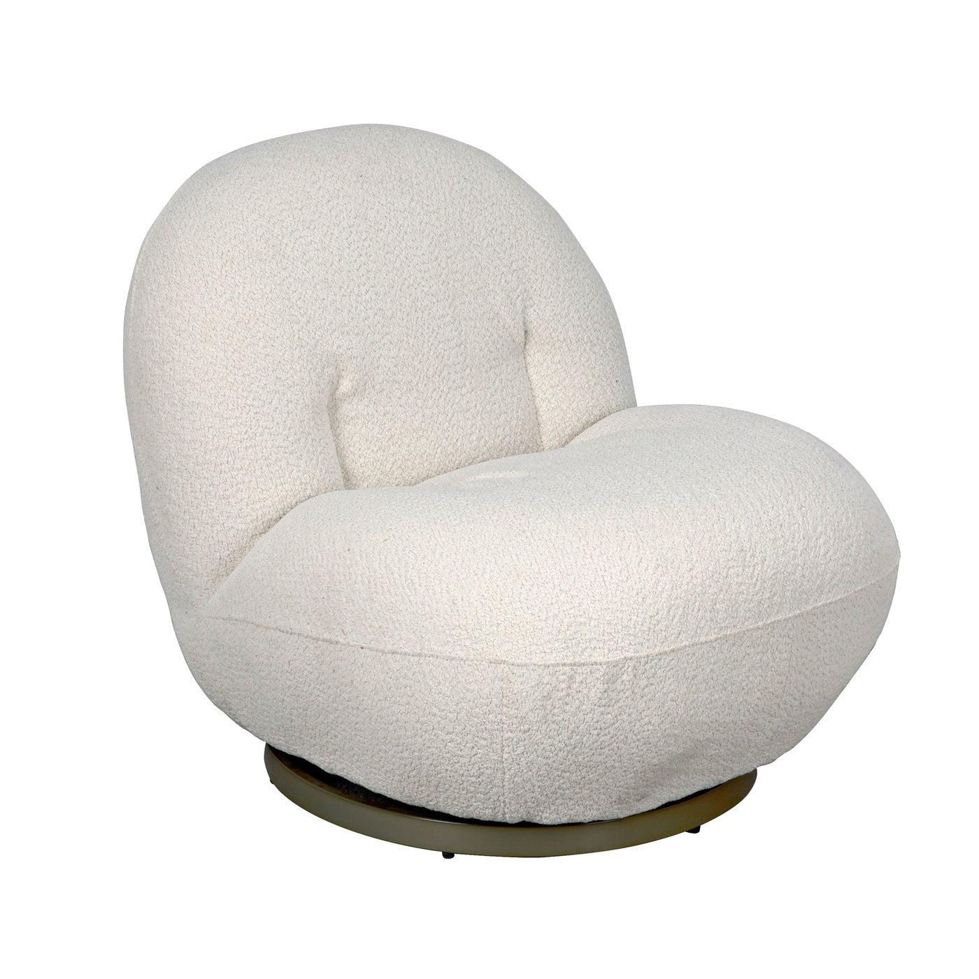 Noir Artemis Chair, Boucle Fabric-Noir Furniture-Blue Hand Home