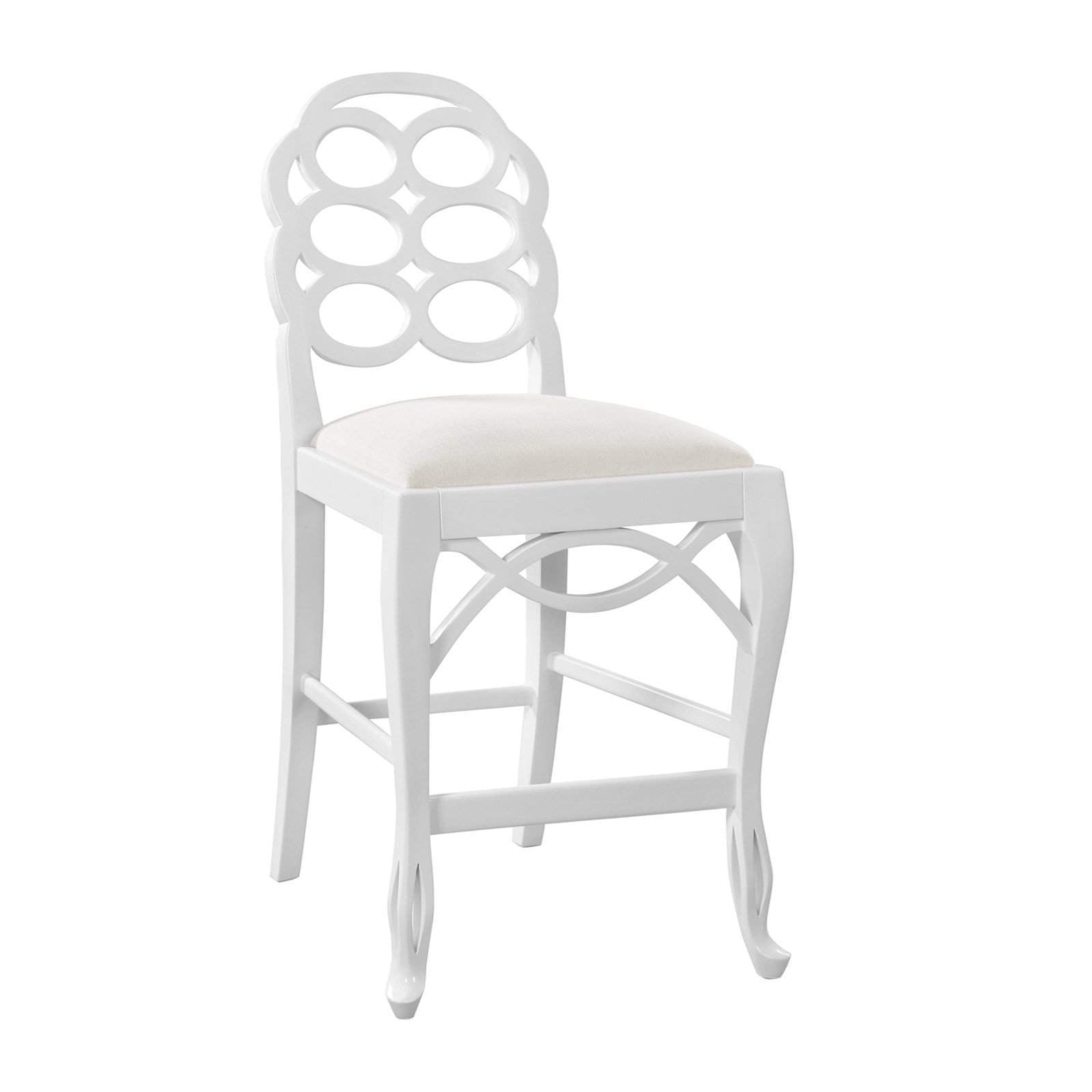 Villa & House - Loop Counter Stool In White-Bungalow 5-Blue Hand Home
