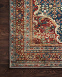 Loloi Rugs Layla Collection - LAY-09 Cobalt Blue/Spice-Loloi Rugs-Blue Hand Home