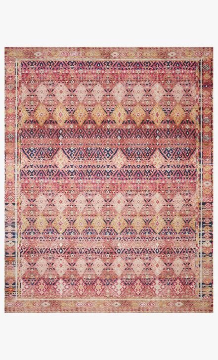 Loloi Rugs Layla Collection - LAY-15 Magenta/Multi-Loloi Rugs-Blue Hand Home