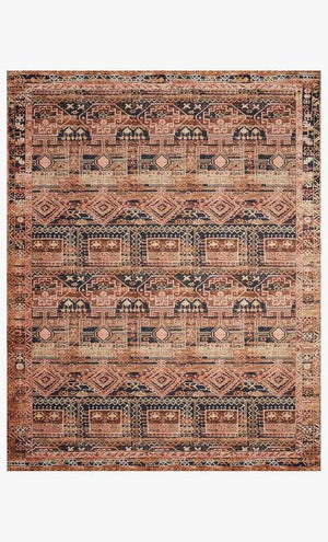 Loloi Rugs Layla Collection - LAY-14 Mocha/Blush-Loloi Rugs-Blue Hand Home