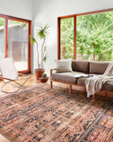 Loloi Rugs Layla Collection - LAY-14 Mocha/Blush-Loloi Rugs-Blue Hand Home
