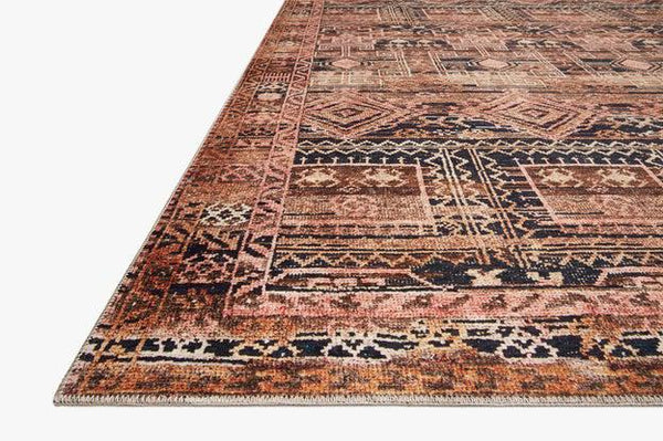 Loloi Rugs Layla Collection - LAY-14 Mocha/Blush-Loloi Rugs-Blue Hand Home