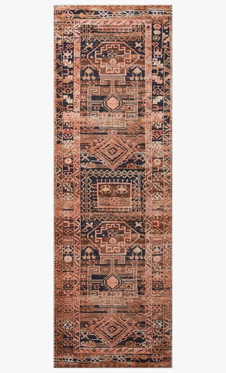 Loloi Rugs Layla Collection - LAY-14 Mocha/Blush-Loloi Rugs-Blue Hand Home