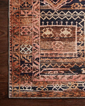 Loloi Rugs Layla Collection - LAY-14 Mocha/Blush-Loloi Rugs-Blue Hand Home