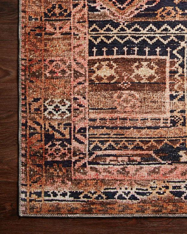 Loloi Rugs Layla Collection - LAY-14 Mocha/Blush-Loloi Rugs-Blue Hand Home