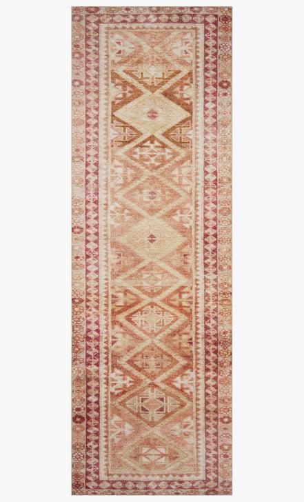 Loloi Rugs Layla Collection - LAY-16 Natural/Spice-Loloi Rugs-Blue Hand Home