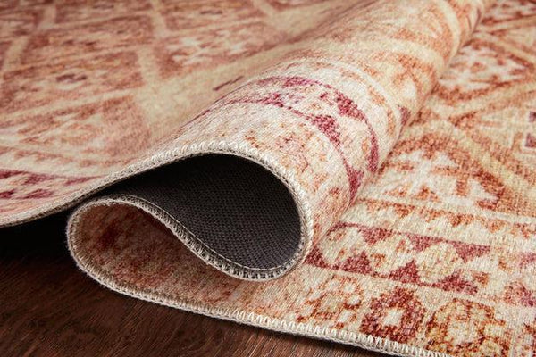 Loloi Rugs Layla Collection - LAY-16 Natural/Spice-Loloi Rugs-Blue Hand Home