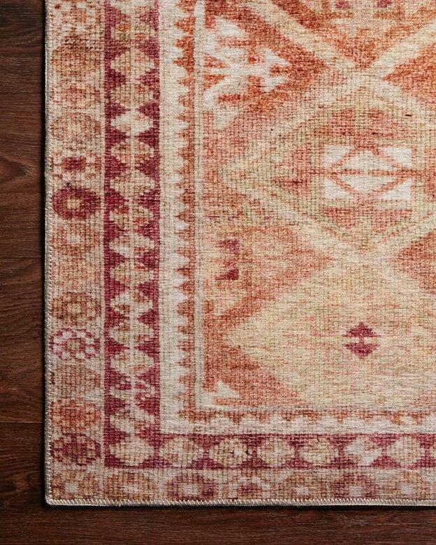 Loloi Rugs Layla Collection - LAY-16 Natural/Spice-Loloi Rugs-Blue Hand Home