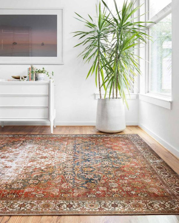Loloi Rugs Layla Collection - LAY-05 Ocean/Multi-Loloi Rugs-Blue Hand Home