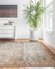 Loloi Rugs Layla Collection - LAY-04 Ocean/Rust-Loloi Rugs-Blue Hand Home