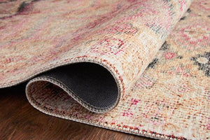 Loloi Rugs Layla Collection - LAY-17 Pink/Lagoon-Loloi Rugs-Blue Hand Home