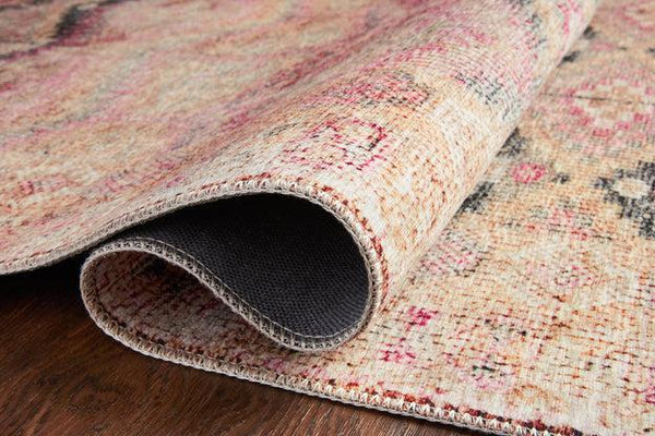 Loloi Rugs Layla Collection - LAY-17 Pink/Lagoon-Loloi Rugs-Blue Hand Home