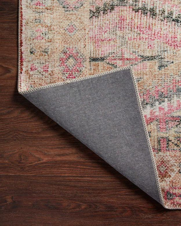 Loloi Rugs Layla Collection - LAY-17 Pink/Lagoon-Loloi Rugs-Blue Hand Home