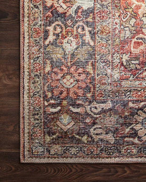 Loloi Rugs Layla Collection - LAY-02 Spice/Marine-Loloi Rugs-Blue Hand Home