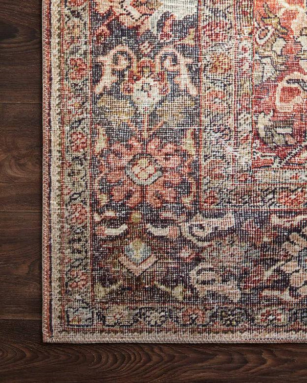 Loloi Rugs Layla Collection - LAY-02 Spice/Marine-Loloi Rugs-Blue Hand Home