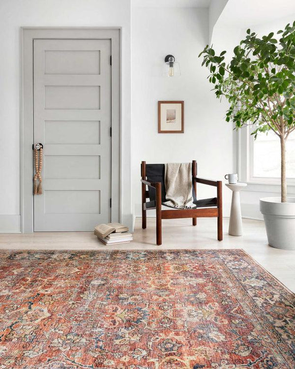 Loloi Rugs Layla Collection - LAY-02 Spice/Marine-Loloi Rugs-Blue Hand Home