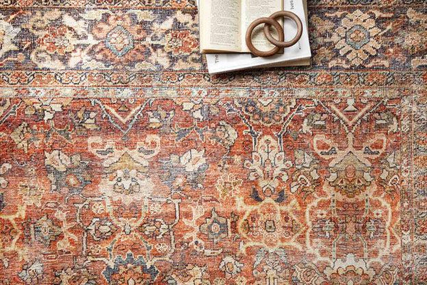Loloi Rugs Layla Collection - LAY-02 Spice/Marine-Loloi Rugs-Blue Hand Home