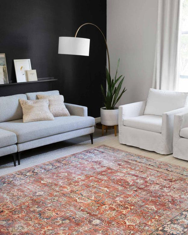 Loloi Rugs Layla Collection - LAY-02 Spice/Marine-Loloi Rugs-Blue Hand Home