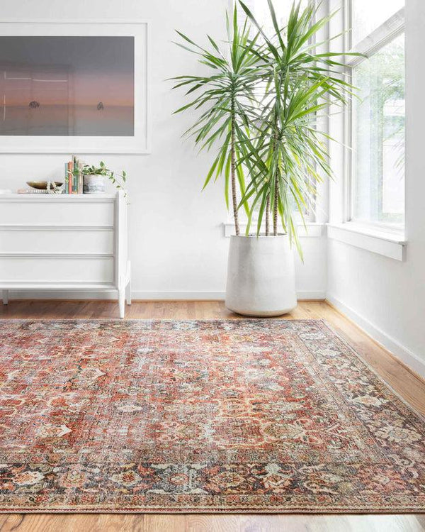 Loloi Rugs Layla Collection - LAY-02 Spice/Marine-Loloi Rugs-Blue Hand Home