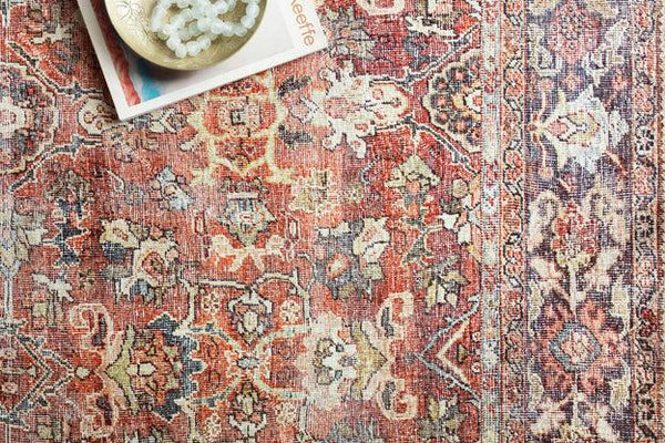 Loloi Rugs Layla Collection - LAY-02 Spice/Marine-Loloi Rugs-Blue Hand Home