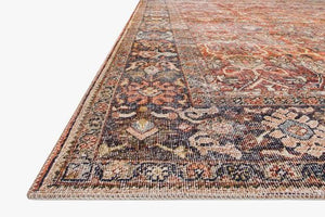 Loloi Rugs Layla Collection - LAY-02 Spice/Marine-Loloi Rugs-Blue Hand Home