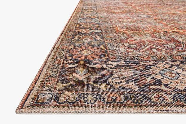 Loloi Rugs Layla Collection - LAY-02 Spice/Marine-Loloi Rugs-Blue Hand Home