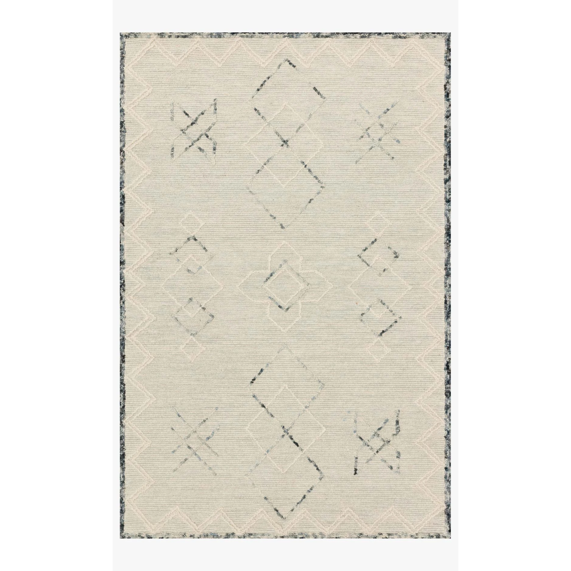 Justina Blakeney Leela Rug Collection - Lee-04 Ocean/White-Loloi Rugs-Blue Hand Home