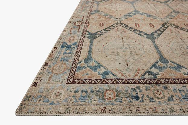 Lenna Rug Magnolia Home by Joanna Gaines - LEA-05 Denim/Sand-Loloi Rugs-Blue Hand Home