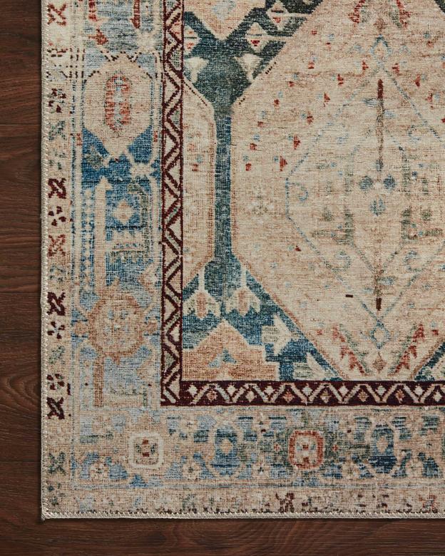 Lenna Rug Magnolia Home by Joanna Gaines - LEA-05 Denim/Sand-Loloi Rugs-Blue Hand Home