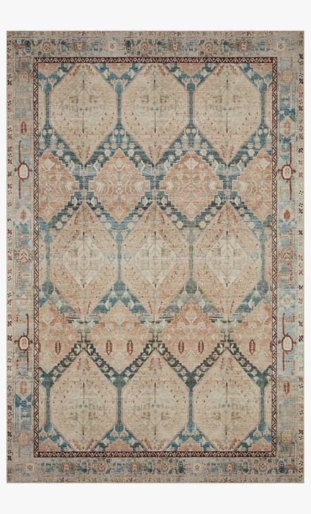 Lenna Rug Magnolia Home by Joanna Gaines - LEA-05 Denim/Sand-Loloi Rugs-Blue Hand Home