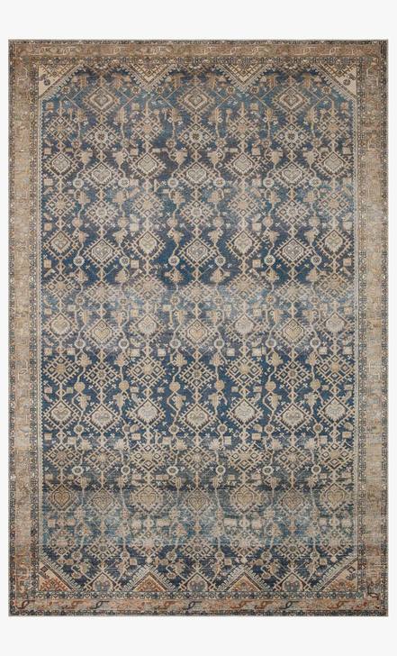 Lenna Rug Magnolia Home by Joanna Gaines - LEA-01 Indigo/Natural-Loloi Rugs-Blue Hand Home