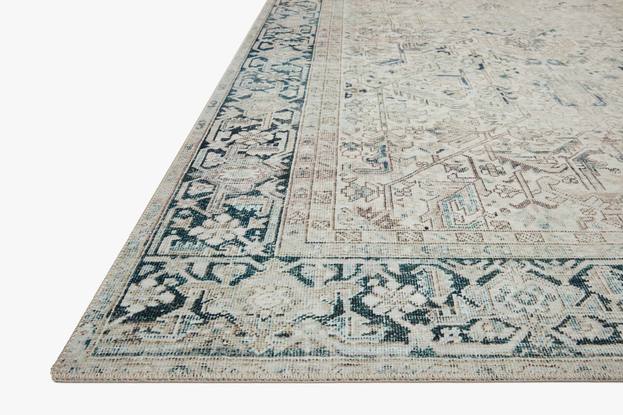 Lenna Rug Magnolia Home by Joanna Gaines - LEA-06 Natural/Denim-Loloi Rugs-Blue Hand Home
