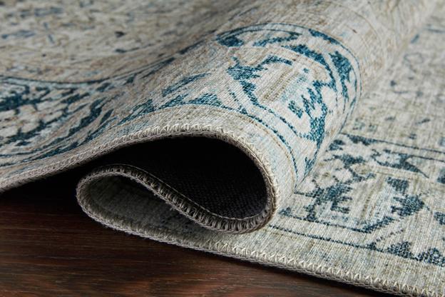 Lenna Rug Magnolia Home by Joanna Gaines - LEA-06 Natural/Denim-Loloi Rugs-Blue Hand Home