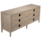 Reclaimed Lumber Lewis 6-drawer-CFC Furniture-Blue Hand Home