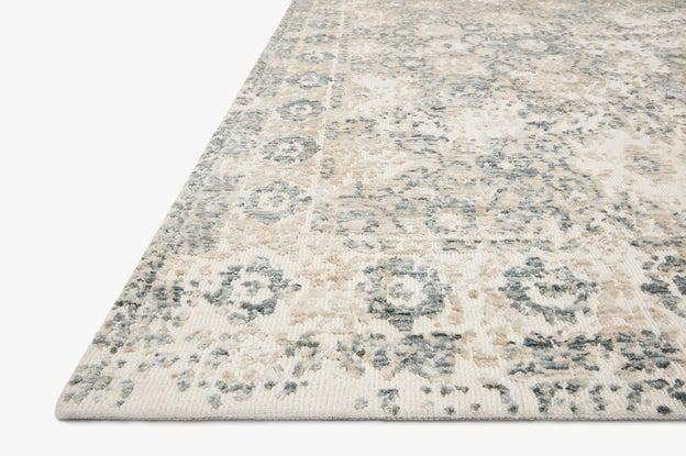 Lindsay Rug Magnolia Home by Joanna Gaines - LIS-03 Antique White/Aqua-Loloi Rugs-Blue Hand Home