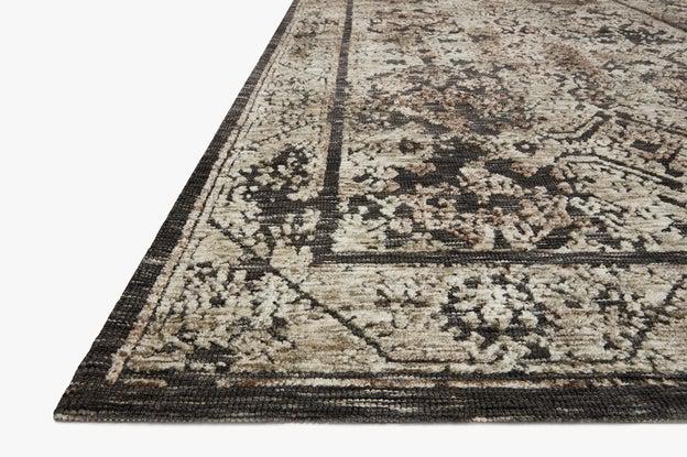 Lindsay Rug Magnolia Home by Joanna Gaines - LIS-04 Charcoal/Beige-Loloi Rugs-Blue Hand Home