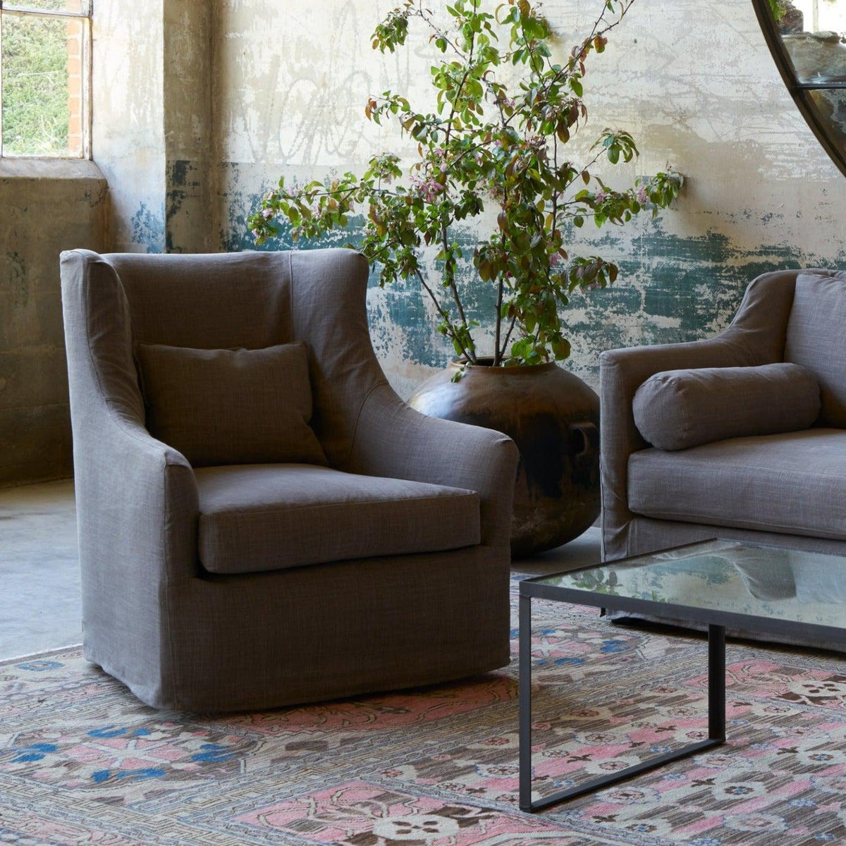 Cisco Brothers Lloyd Chair-Cisco Brothers-Blue Hand Home