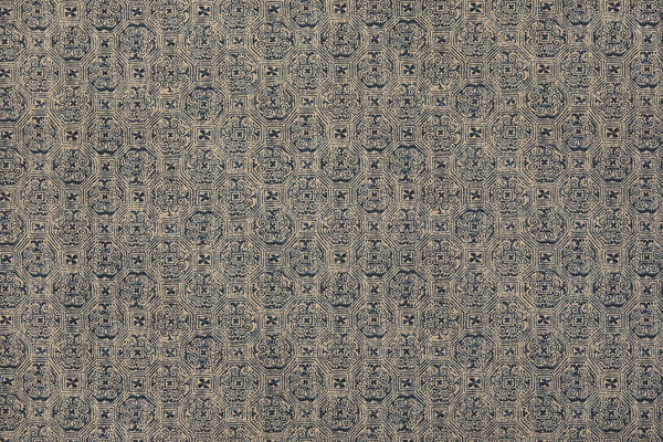 Cisco Fabric Lola Marine Blue - Grade H - Cotton/Linen-Cisco Brothers-Blue Hand Home